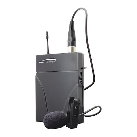 Speco Technologies Bodypack Transmitter, Lapel Microphone M24L