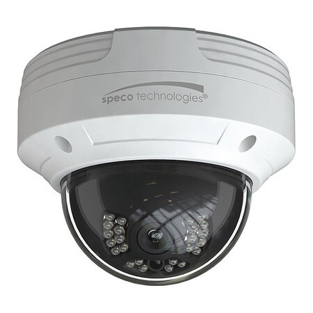 Speco Technologies Hd-Tvi 2Mp Ir Dome Camera, 2.8mm, White VLDT5W