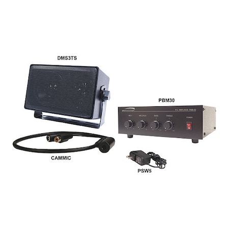 Speco Technologies Audio Kit, 2-Way, 30W Amp 2WAK3