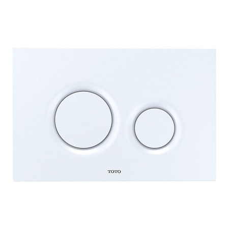 Toto Basic Round Push Plate - White YT930#WH