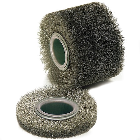 Cs Unitec SS Wire Brushes, 4in dia x 2-7/8in 47721