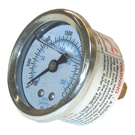 A.R. North America Gauge, 3000psi, S.S.1/8" 202L-158P
