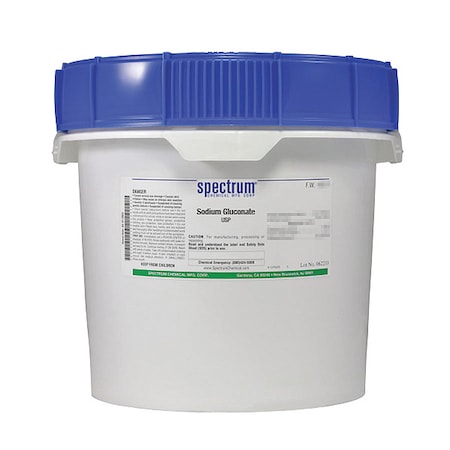 Spectrum Chemical Sodmgluconate, USP, 12kg S1286-12KG
