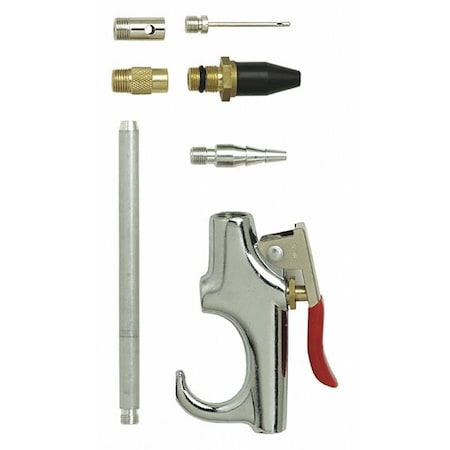 Campbell Hausfeld Pneumatic Kit Blow Gun, 7pcs. MP514100AV