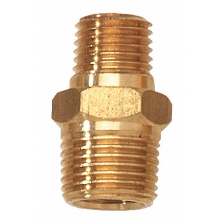 Campbell Hausfeld Male NPT Adapter, 1/4", Male NPT 3/8" PA111100AV