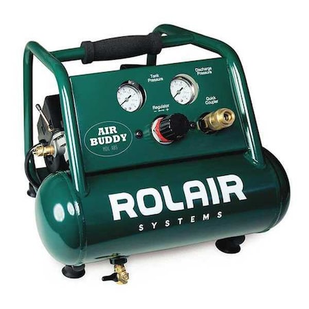 Rolair Air Buddy Compressor, 1/2HP, Oil-Less AB5