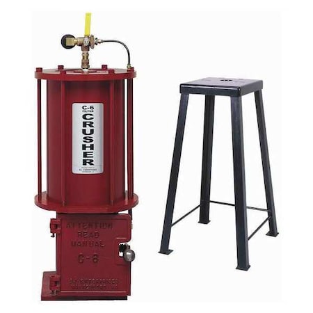Husky 6 ton Pneumatic SUV Oil Filter Crusher & Stand 007610