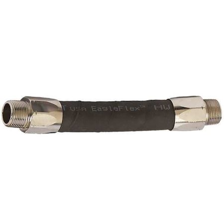 Husky Fuel Hose, 3/4 in ID, 9 in L, 3/4 in OD, Nitrile CP12HW.75