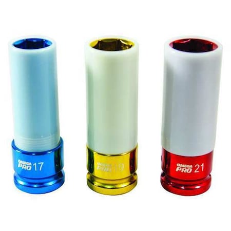 Omega Pro Impact Socket Set, 1/2