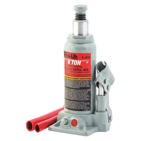 Pro-Lift Bottle Jack, Hydraulic, 6 tons B-006D