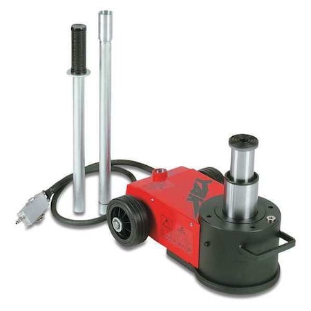 Esco Equipment Air/Hydraulic Jack, 2 Stage, 44/22 tons, Length: 19.7" 92005