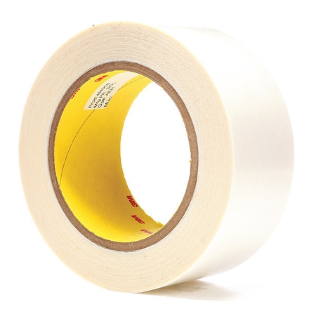 3M Film Tape, 2 in W, 36 yd L, 0.5 mm, Polyester Film, Double-Sided, 24 PK 444
