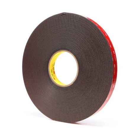 3M Double-Sided Foam Tape, 3/4 in W, 36 yd L, 1/16 in, Acrylic Foam, Double-Sided, 12 PK 5952