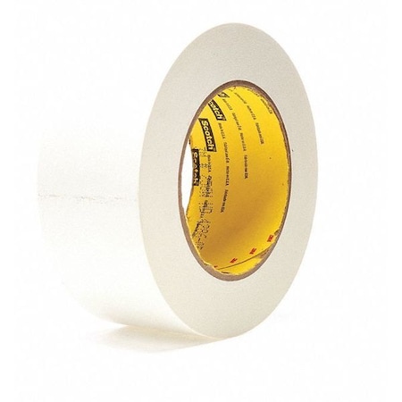 3M Flatback Tape, 50 4/5 mm W x 54.86m L, 0.17mm Thick, Red/White, 24 PK 256