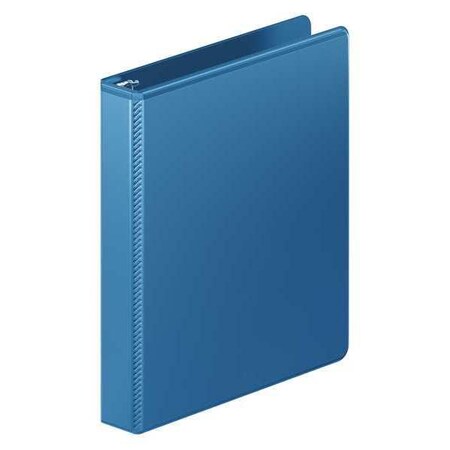 Wilson Jones 1" Round Ring Binder, PC Blue W363-14-7462PP