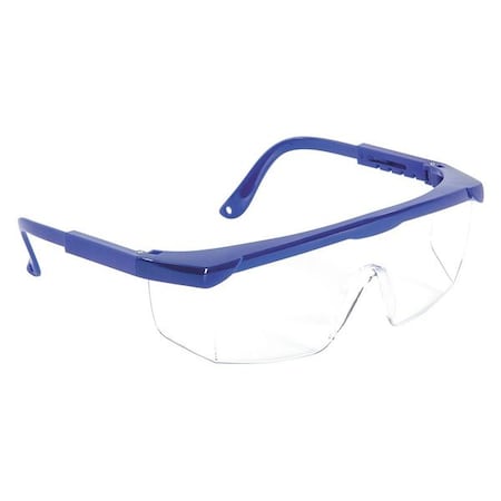 Sun Joe Safety Glasses, Anti-Scratch, Indoor/Outdoor Lens, Blue Frame SGLASS-ADJ