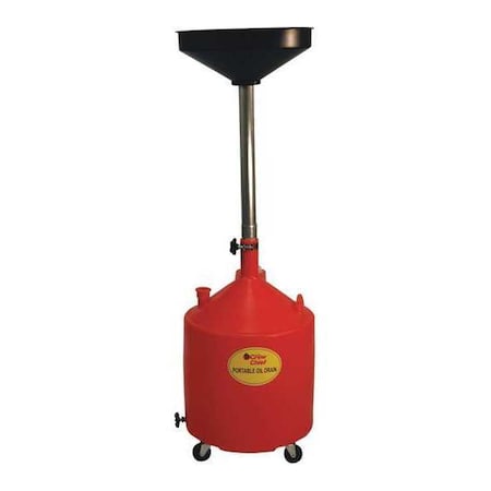 Johndow Industries Poly Portable Oil Drain, 18 gal. JDI-18DCP