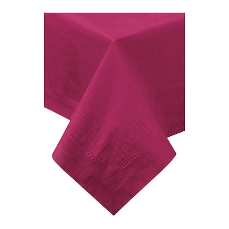 Hoffmaster Tablecover, Burgundy, 54"x108", PK25 220624