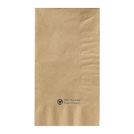 Hoffmaster Dinner Napkin, 1 Ply, 1/8 Fold, PK250 126512