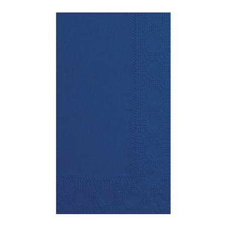 Hoffmaster Navy Dinner Napkin, 2 Ply, 1/8 Fold, PK125 180522