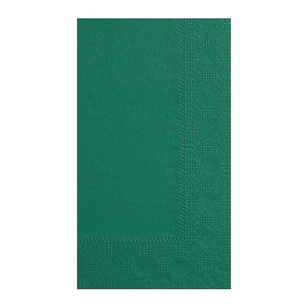 Hoffmaster Green Dinner Napkin, 2 Ply, 1/8 Fold, PK125 180537