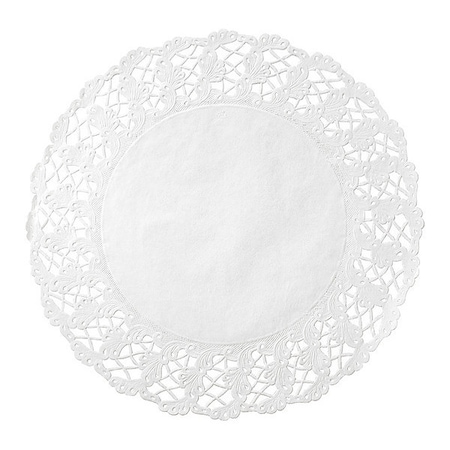 Hoffmaster Kenmore Round Cake Lace, 14-1/2", PK1000 500259