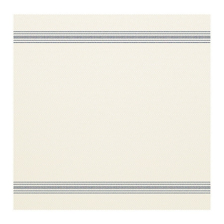 Hoffmaster Dishtowel, White, Blue, White, PK250 FP1313