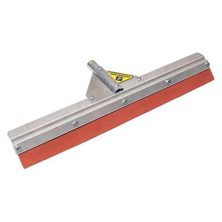Midwest Rake Squeegee, 24"L, 3/16" Notch Rubber Blade 78323