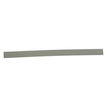 Midwest Rake Squeegee Blade, 24" L, EPDM, No-Notch, Gray 79210