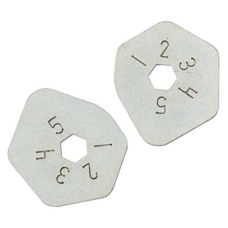 Midwest Rake CAM Set, Size 1, 5/16" L, 5 Settings, PK2 57080