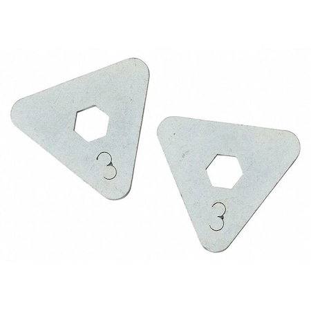 Midwest Rake CAM Set, Size 3, 3/16" L, 3 Settings, PK2 57083