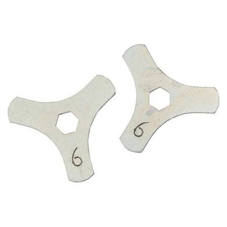 Midwest Rake CAM Set, Size 6, 3/8" L, 3 Settings, PK2 57086