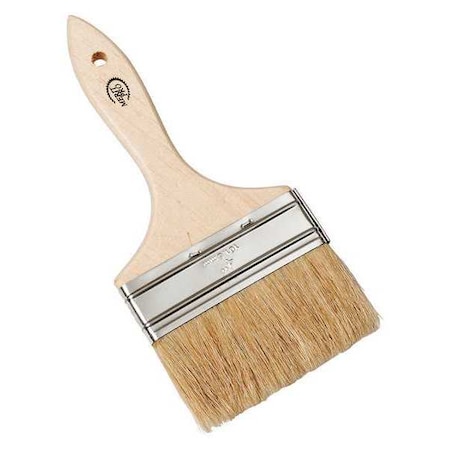 Midwest Rake Chip Brush, White Bristle, 4" L 48134