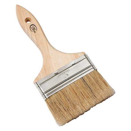 Midwest Rake Chip Brush, White Bristle, Thick, 4" L 48144
