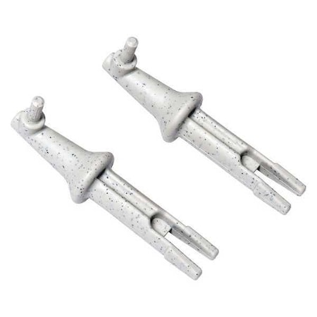 Midwest Rake Nylon Legs, For 18" L Roller Frame, PK2, Replacement Nylon Legs, 18" Rollers, 2 PK SA30006