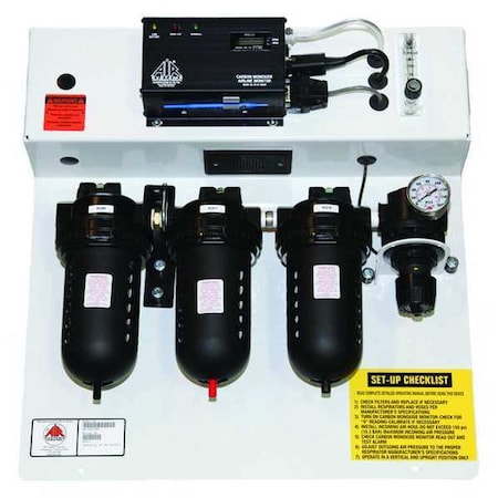 Air Systems Intl Air Filtration, Panel Mounted, Grade-D B100COPMIS