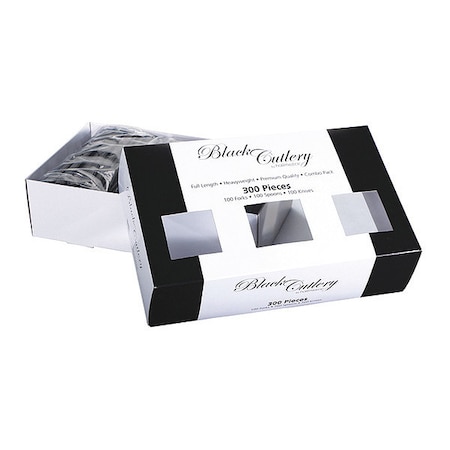 Hoffmaster Cutlery Combo, Black, PK100 883344