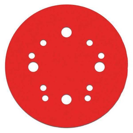 Diablo Sanding Disc, Hook and Loop, 5", 100G, PK15, 5" Dia, 12 Hole, Ceramic, 100 Grit DCD050100H15G