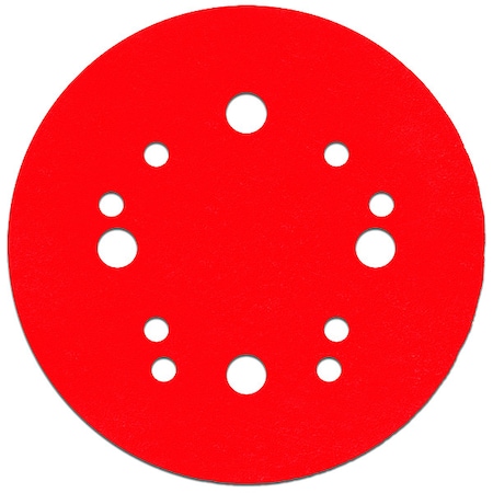 Diablo Sanding Disc, Hook and Loop, 5", 120G, PK50, 5" Dia, 12 Hole, Ceramic, 120 Grit DCD050120H50G
