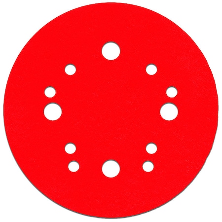 Diablo Sanding Disc, Hook and Loop, 5", 150G, PK15, 5" Dia, 12 Hole, Ceramic, 150 Grit DCD050150H15G
