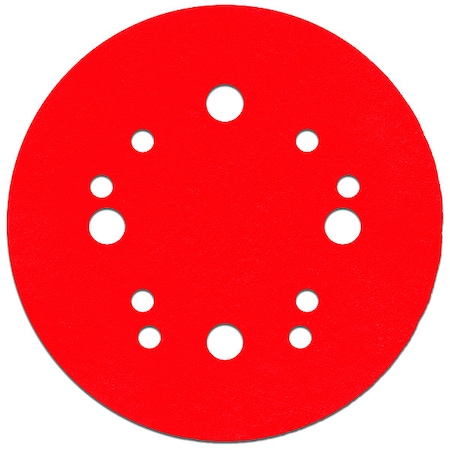 Diablo Sanding Disc, Hook and Loop, 5", 150G, PK50, 5" Dia, 12 Hole, Ceramic, 150 Grit DCD050150H50G