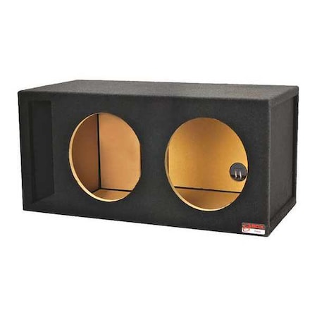 Atrend Enclosures Dual Vented, Speaker Box, 12" 12DQVDD