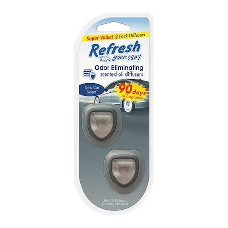 American Covers Mini Scented, Oil Diffusers, New Car, PK2 09135H