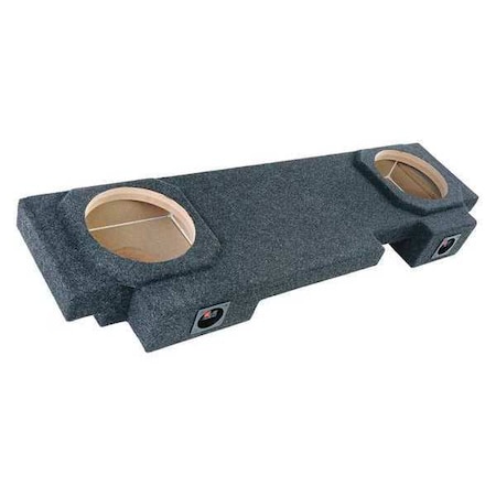 Atrend Enclosures Dual, Up-Firing Seal Carpet, Enclosure, 10" A19210CP