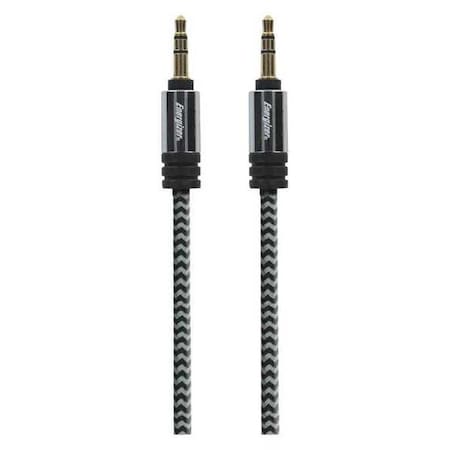 Energizer Nylon Braided, Auxiliary Audio, Cable, 8ft. ENGAUX12