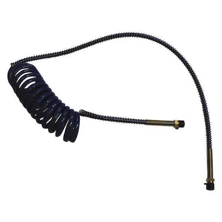 Globetech Manufacturing Coiled Airline, 15ft., 12and 40 Leads, Blue 151213B40