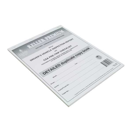 Jj Keller Duplicate, Vehicle Inspection Report, Book 783B