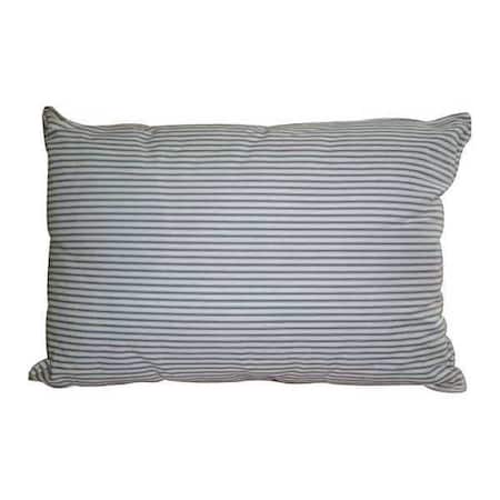 Js Fiber Striped, Grandma Pillw, 20"X28", Blue/White 27K6EGB