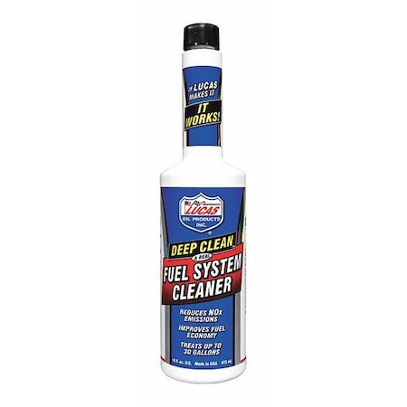 Lucas Oil Deep Clean Fuel System Cleaner, 16oz 10512