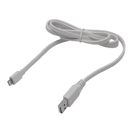 Mobilespec Charge/Sync, 8Pin, Lightning USB, 4ft, White MSIP5BULKWH